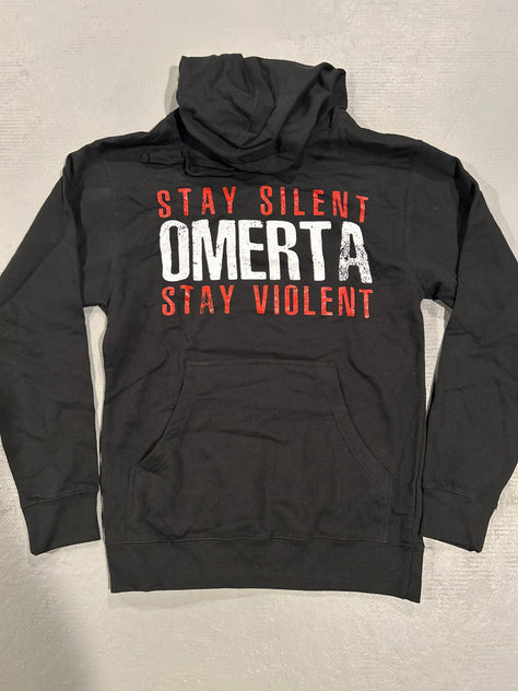 CLEARANCE - Stay Silent Stay Violent Pullover - SMALL