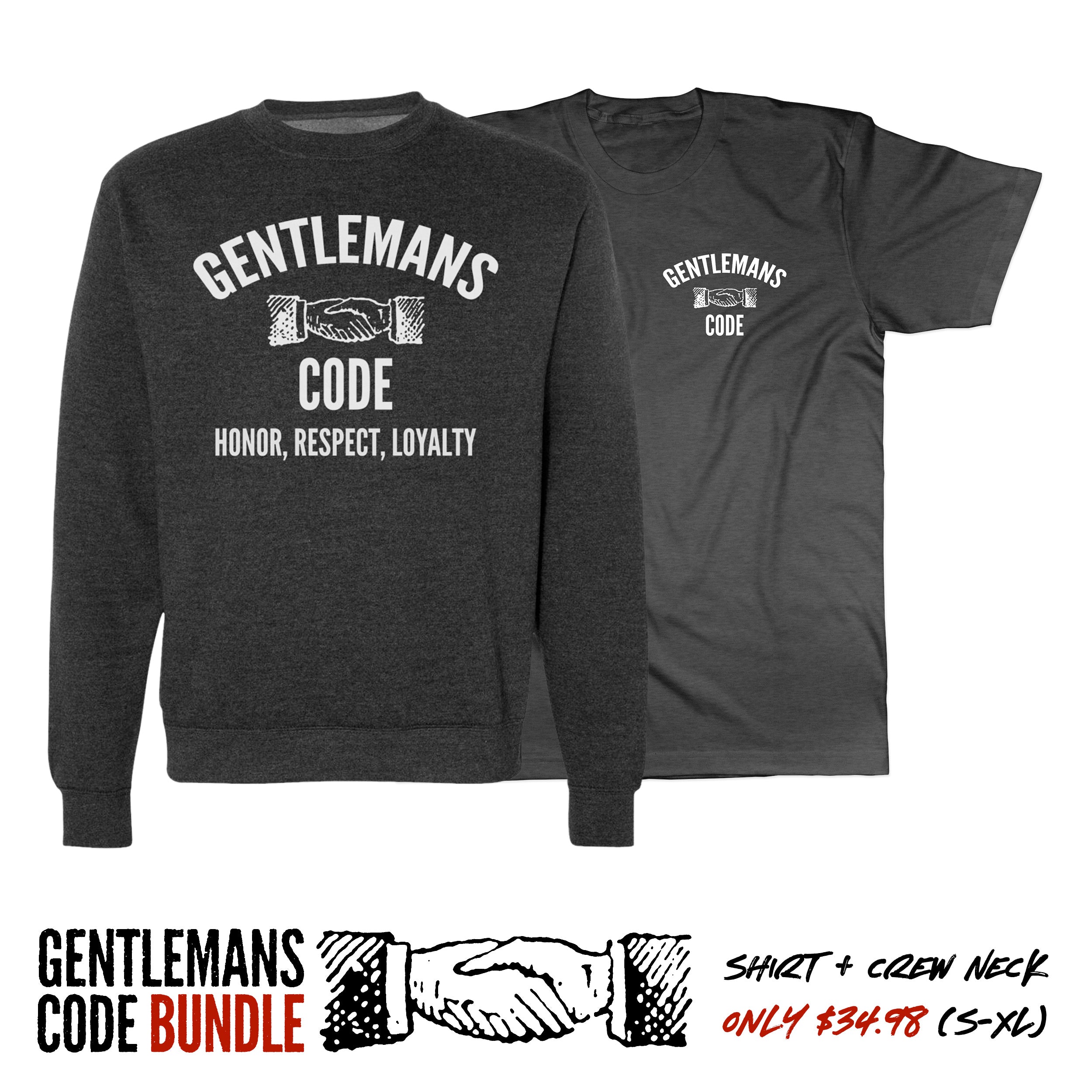 Gentlemans Code Bundle #1 Shirt & Crew Neck