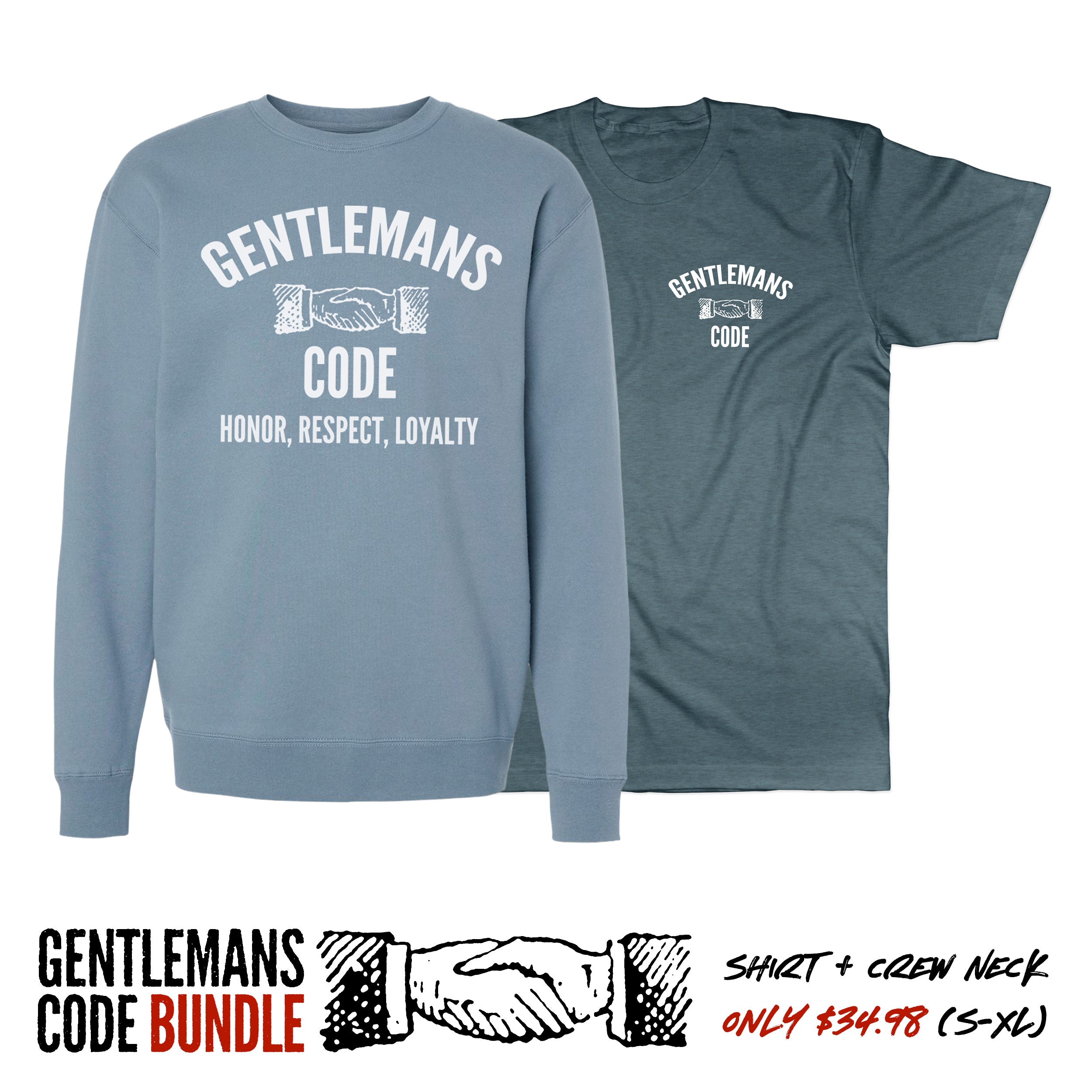 Gentlemans Code Bundle #2 Shirt & Crew Neck