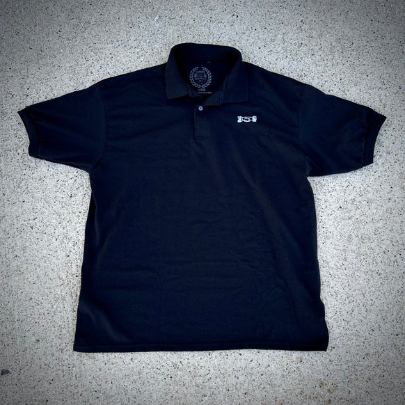 Hands Logo Black Jersey Polo