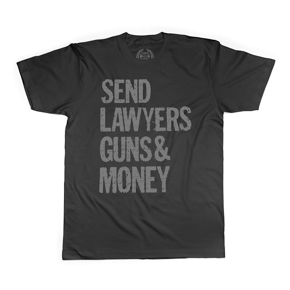Send Lawyers Guns And Money Black Shirt