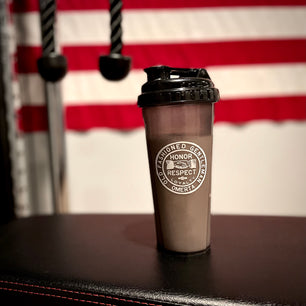 Old Fashioned Gentleman Gym Shaker 24 oz